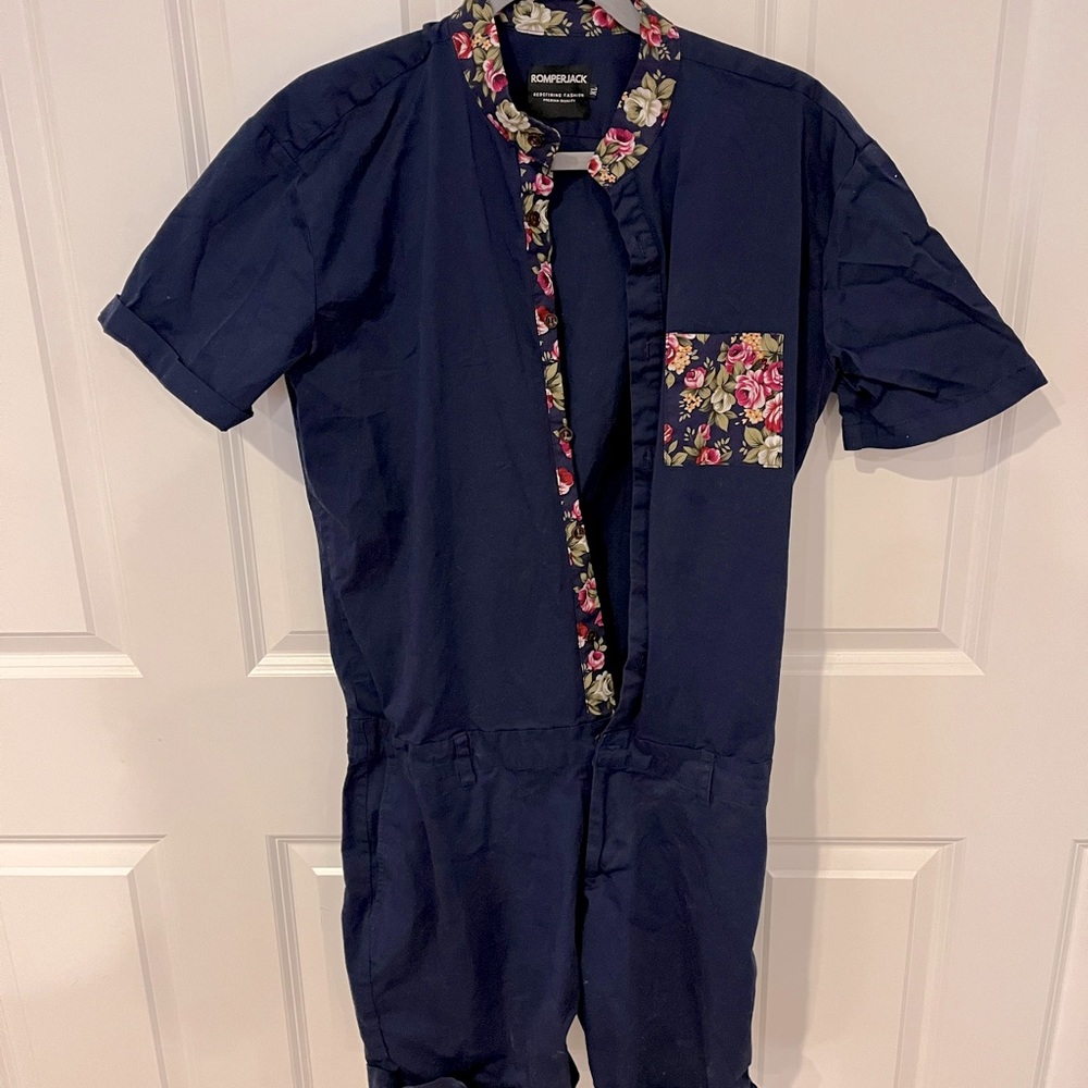 Floral Print Romper